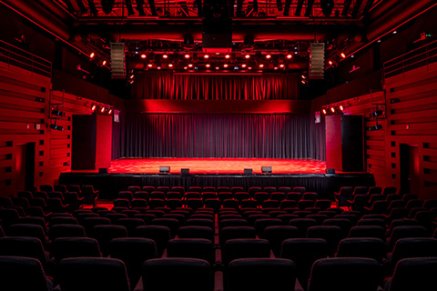 The complex hosts a busy schedule of theatrical, musical and visual arts