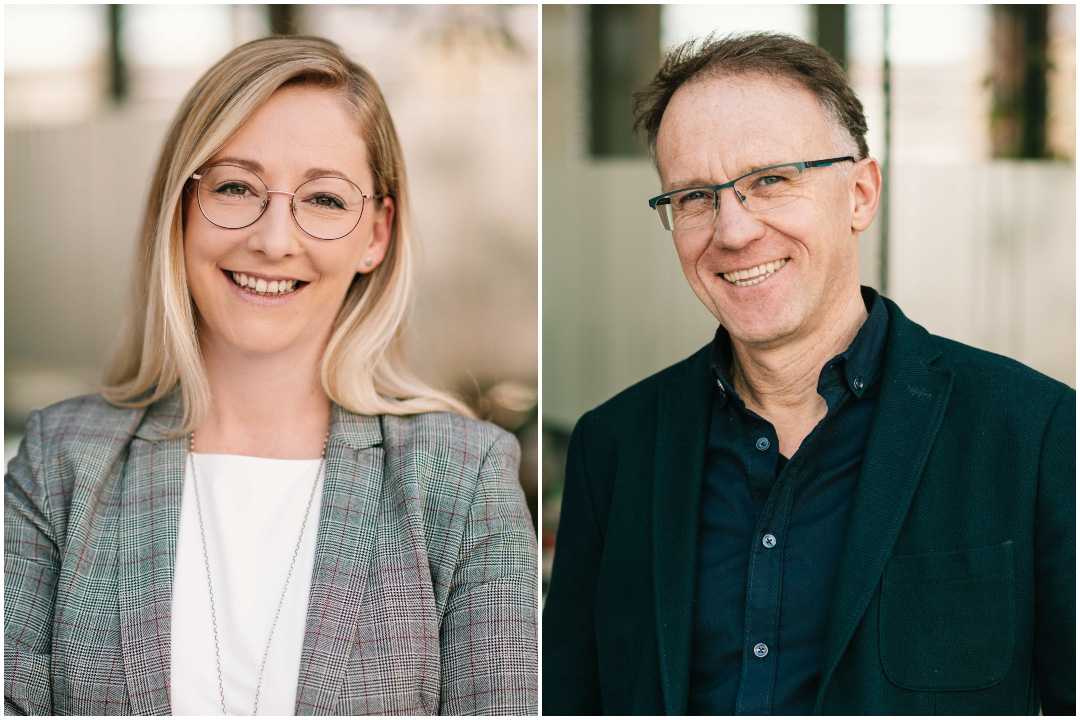 New directors - Stefanie Niederwimmer and Harry Gladow