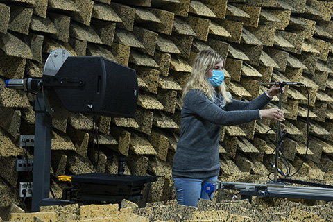 Natalia Milan, chief acoustics engineer at Amate Audio