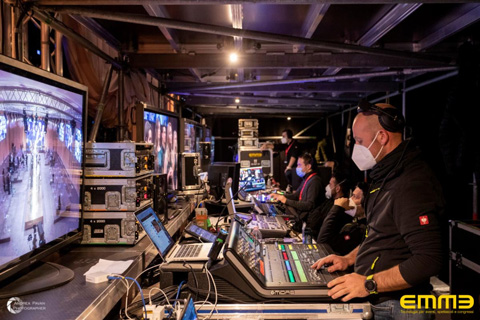 The EMME team's control position setup (© Andrea Pavan)