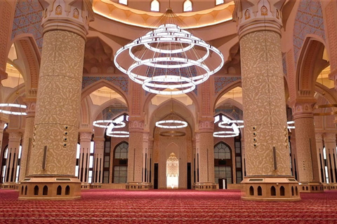 Dushanbe Central Mosque is the largest mosque in Tajikistan and one of the largest in Central Asia