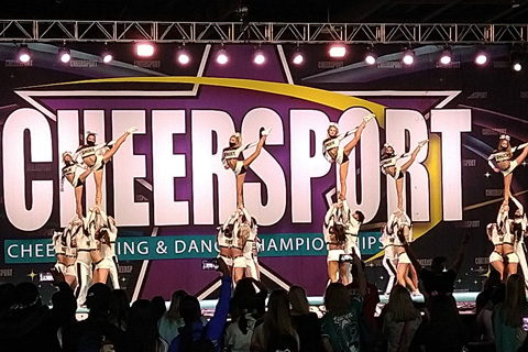 The Cheersport National Cheerleading Championship in Atlanta