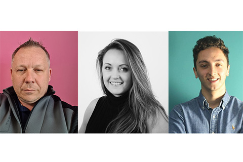 Matthew Light (Tempura Communications), Sophie Graham (Habitech) and Ben Spurgeon (Audiologic)