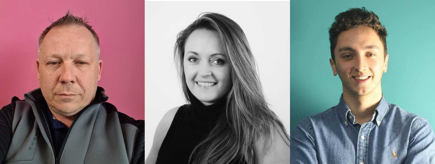 Matthew Light (Tempura Communications), Sophie Graham (Habitech) and Ben Spurgeon (Audiologic)