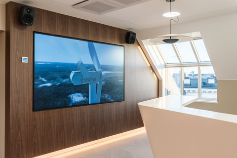 The site-wide loudspeaker system was individually measured with room acoustics analysis software