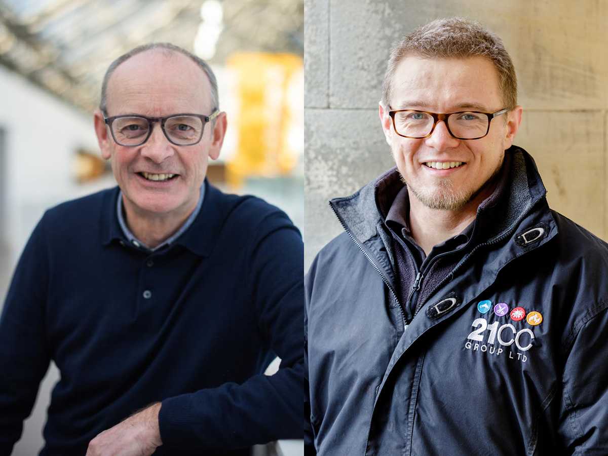 Peter Duthie and Geoff Crow of the Event Industry Group