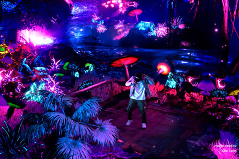 The immersive livestream presented Bryson Tiller in a series of six different world