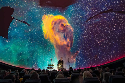 The planetarium is the largest in New Zealand