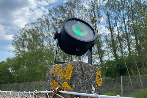 The 105 x AX3s were placed along the route on 105 specially selected border stones (photo: All Stage)