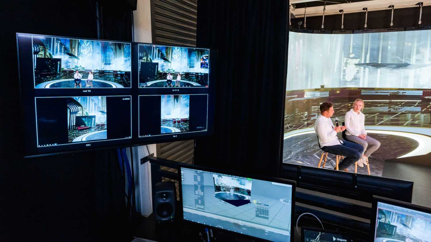 The event was staged on disguise's xR stage in London