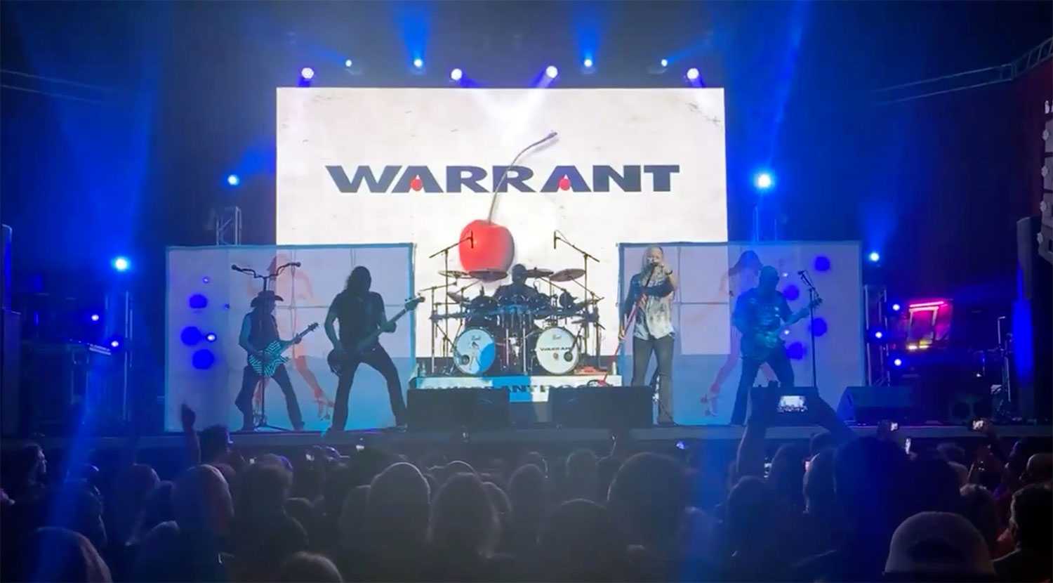 Warrant play the Lava Cantina-The Colony live music venue in Dallas