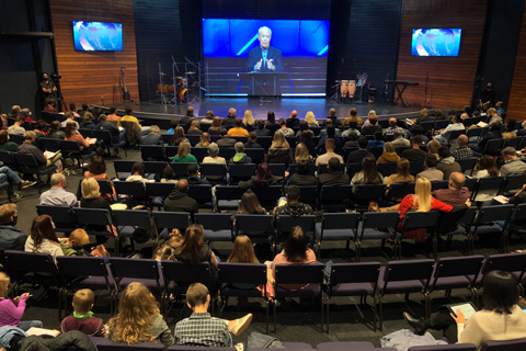 Heritage of Faith Ministries International (HOFMI) auditorium can seat up to 500 people