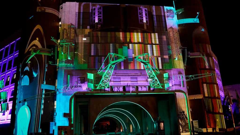 The Ashdod Lights tour features high-impact AV art installations