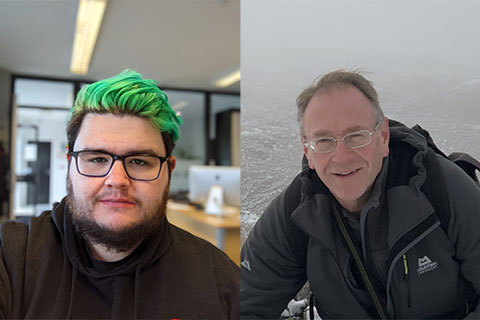 Callum Hall and Peter Butler