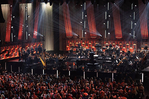 The show was videoed for later release and broadcast on the TBN Network