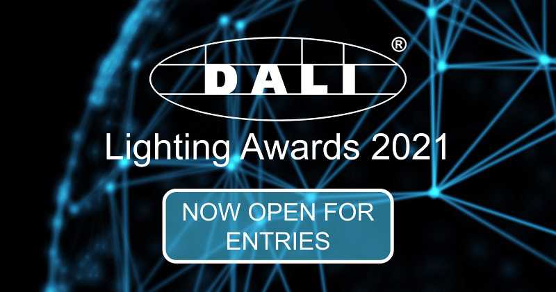 The DALI Lighting Awards 2021 will accept entries for all projects linked with DALI technology