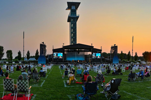 Outdoor opera in Cincinnati