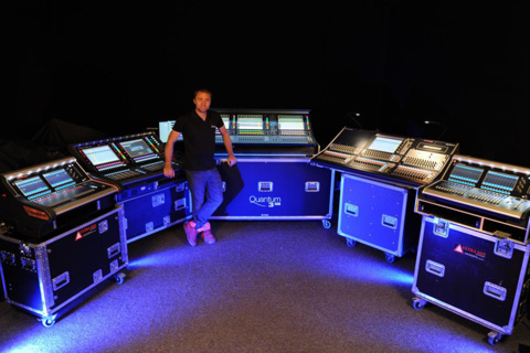 Maxime Polak with Ultra Son’s DiGiCo fleet