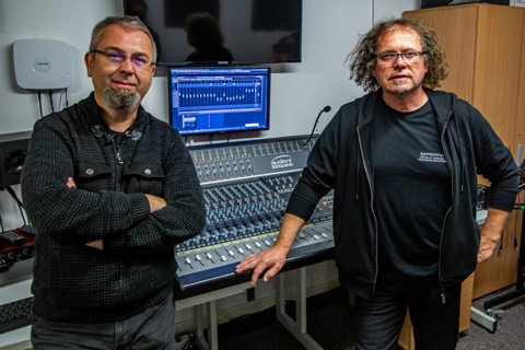 Áron Fazakas and József Lénárd at Sapientia Hungarian University of Transylvania