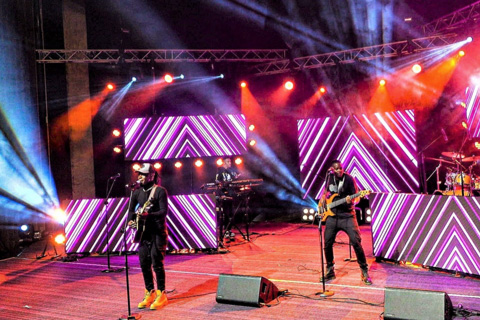 Balancing the Maverick’s output was the warm white glow of the STRIKE 4 panels