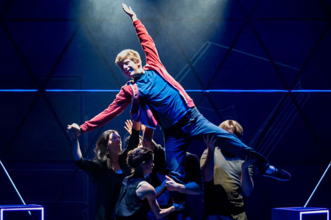 BlackTrax was given the task of highlighting main characters of the production