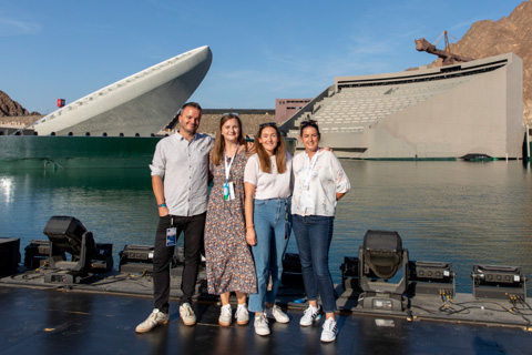 Team players - Ian Greenway, Zoe Gillespie, Siobhan Shaw and Jo MacKay