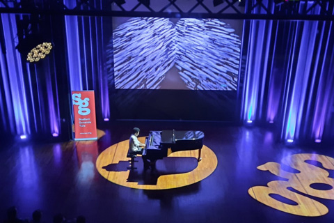 Installation of the new lighting system was completed in August in time for fall semester classes