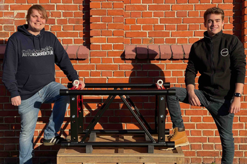 edelmat. brand manager Ayke Bröcker and key-account manager Yannis Kleibohm