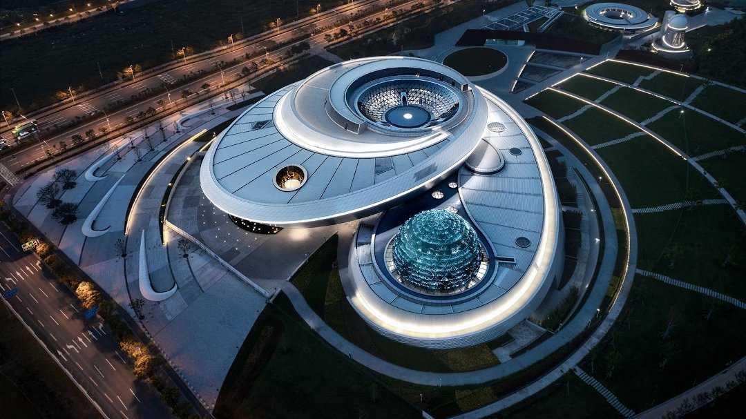 The Shanghai Astronomy Museum is the latest addition to the larger Shanghai Science and Technology Museum