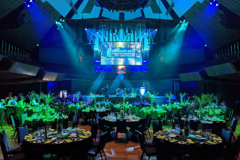 The Esprites were delivered in the winter and are the first moving lights to take up residence at Christchurch Town Hall (photo: James Tull)