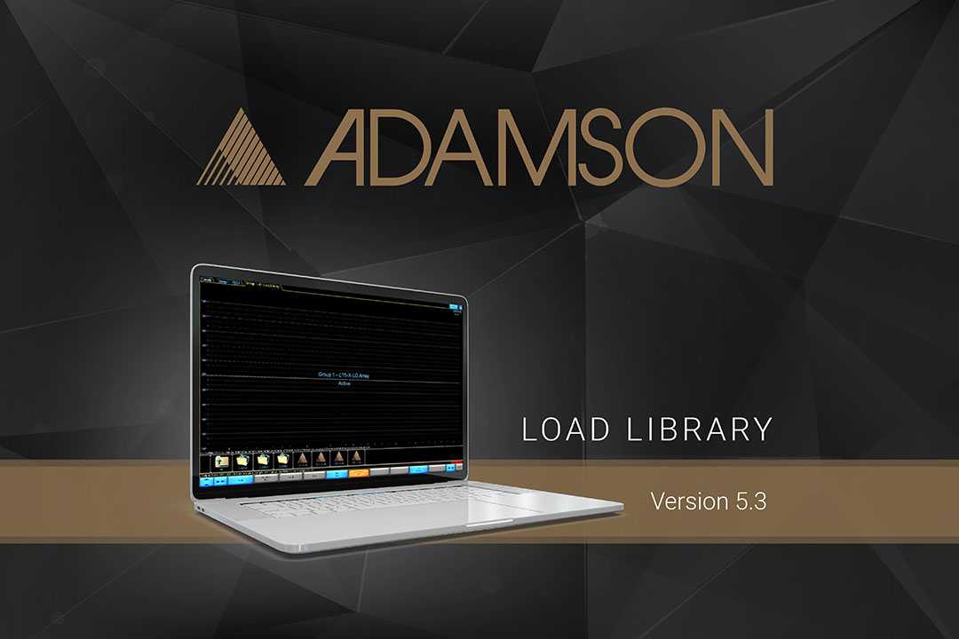 Adamson Load Library 5.3 is included in the new Lake Controller v7.0.7 release