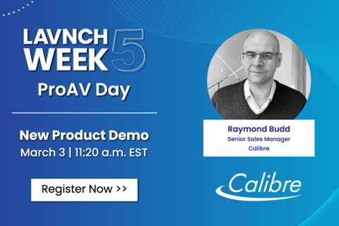 The Calibre session will be presented by industry veteran Raymond Budd