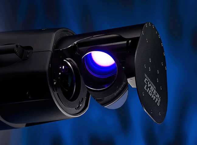 A full complement of features are included on Cyberlight LED