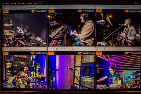 The 5G Festival video platform captures each performing artist's camera feed and streams it simultaneously across the live collaboration of remote musicians, without any noticeable delay