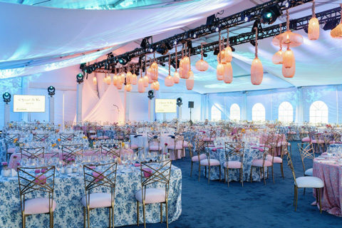 Bandit provided the lighting for the occasion