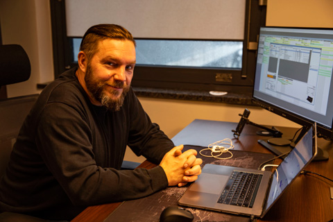 Transcolor’s head of technical Szymon Kosicki (photo: Louise Stickland)