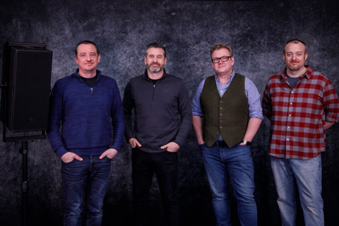 The EM management team: Ed Kinsella, technical director; Roger Harpum, business development manager; Greg Clarke, system design & client liaison and Mike Wheeler, operations director