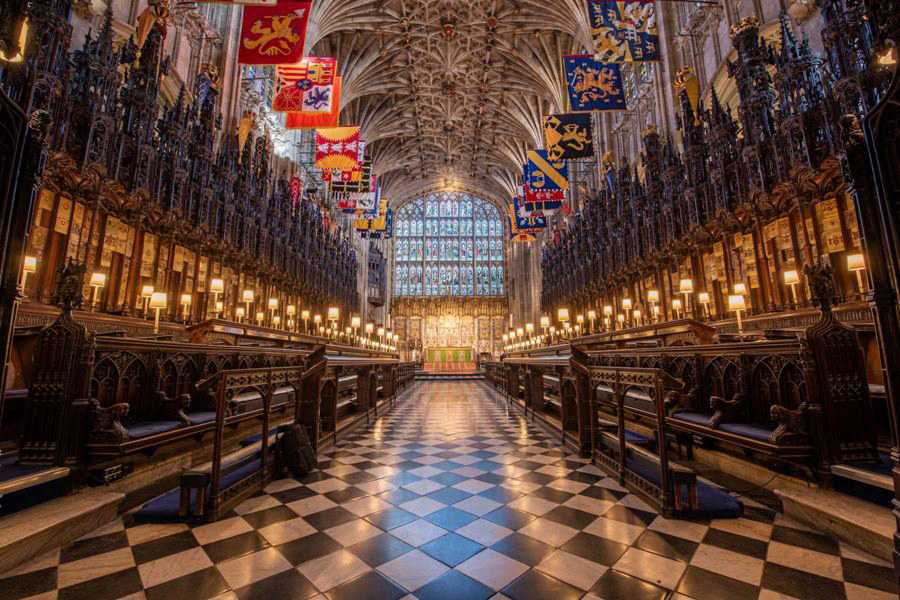 The chapel has been the scene of many royal services and weddings