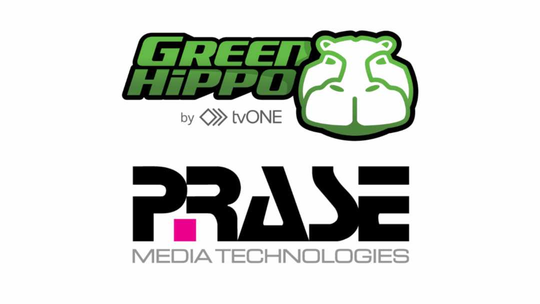 Prase will distribute the full range of Green Hippo’s Hippotizer Media Servers plus tvONE products
