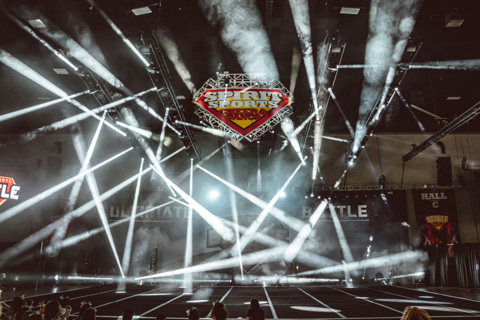 The Myrtle Beach Convention Centre hosted the Ultimate Battle cheerleading competition