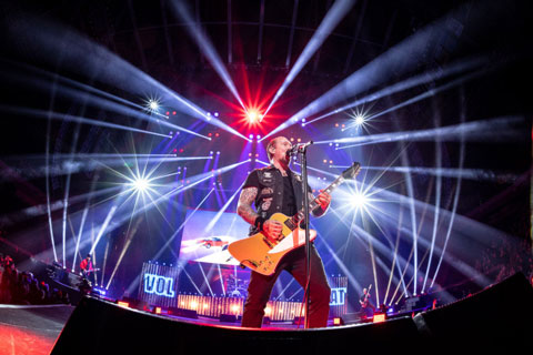 Volbeat in action (photo: Britt Bowman)