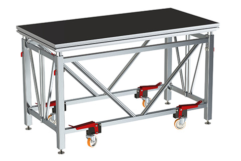 The system offers the ability to build the stage and rig at the same time