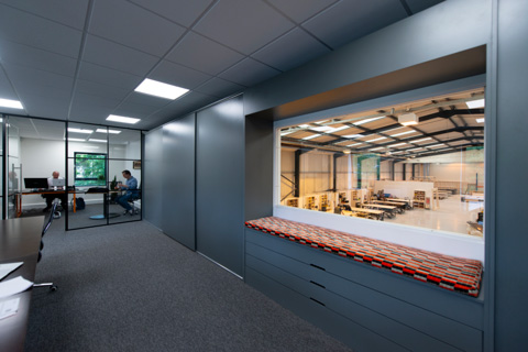 The new workshop is located within easy reach of central London