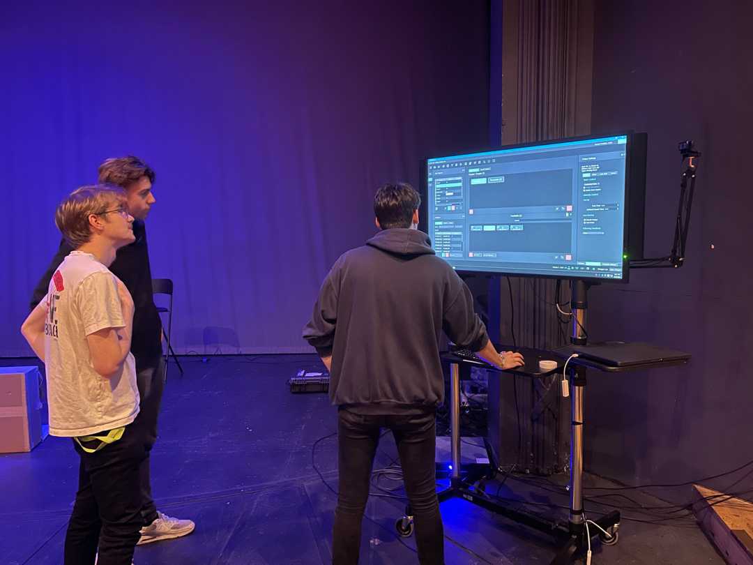 The tour visited schools that deliver relevant programmes where BlackTrax experience is beneficial