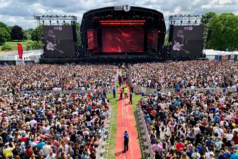 An audience of 40,000 were entertained by Harry Styles, George Ezra, Ed Sheeran and Calvin Harris