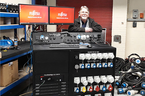 Iain Roche with Data Strategy’s QC-Check