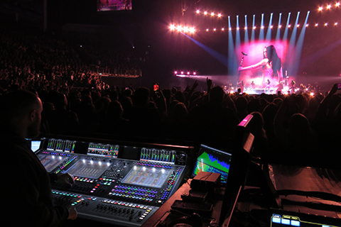 Both the FOH sound and on-stage mixes are being created on DiGiCo Quantum systems