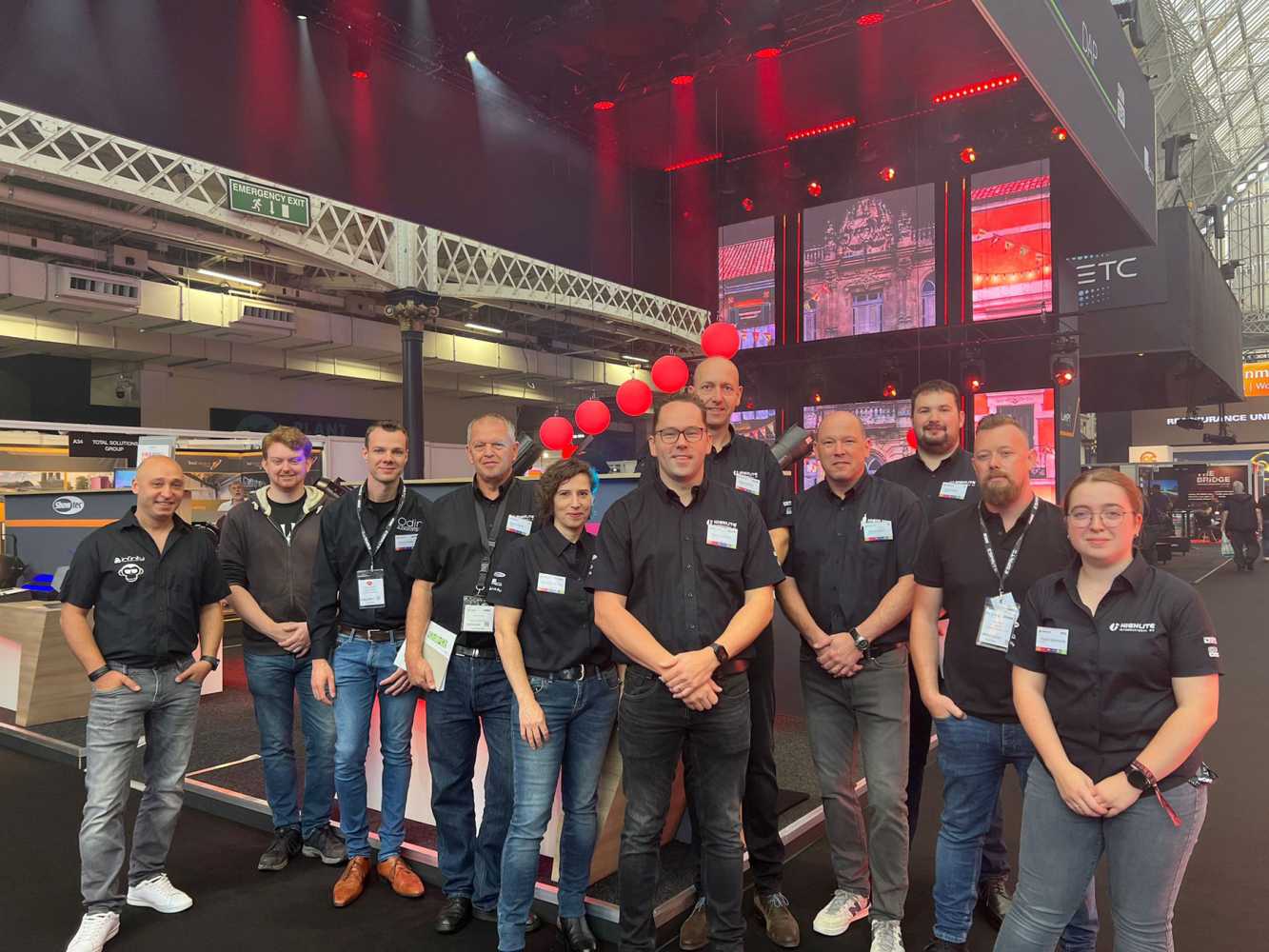 The Highlite team at PLASA Show 2022