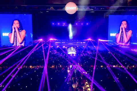 This six-day event on the Danube draws between 500,000-600,000 visitors, and list of global superstars