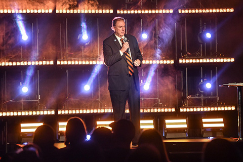 Bandit Lites chair Michael T. Strickland delivered the keynote address at TCW